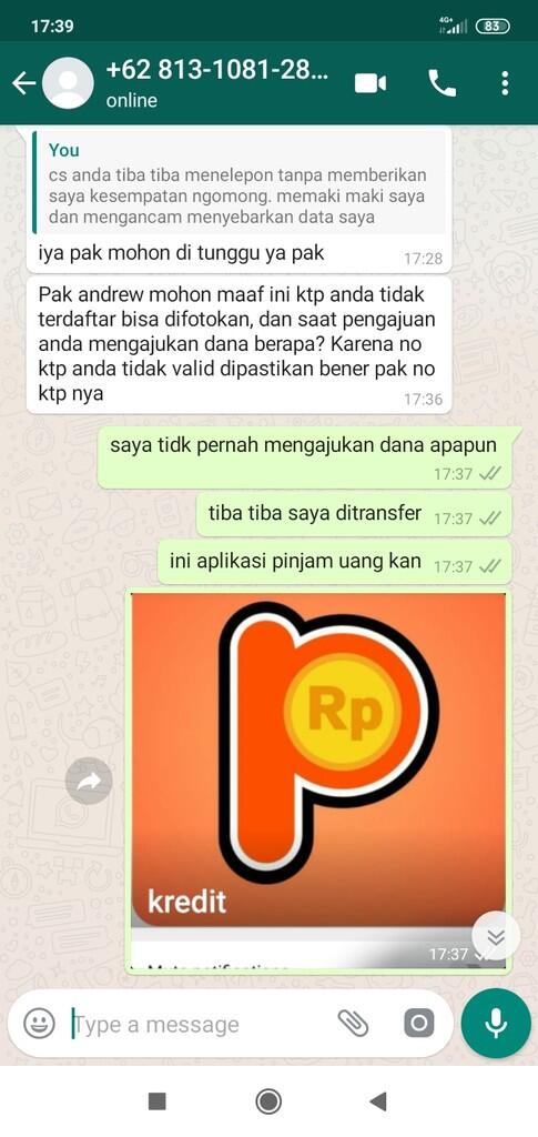 Pemerasan oleh aplikasi Pinjam Uang