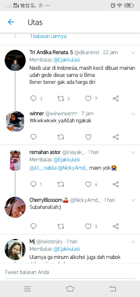 Ada Bocah Main Lompat Tali Pakai Ular, Netizen: Badarawuhi Tertawa Melihat Ini