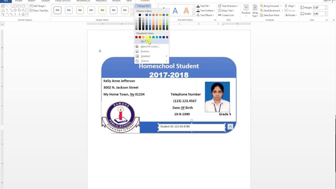 Cara Membuat Kartu ID Card di MS Word 2007 untuk Pemula