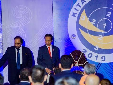 Pidato Jokowi soal Impor di HUT Nasdem Sindir Enggartiasto