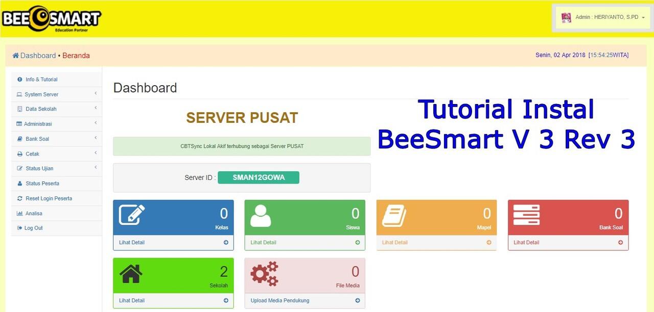 Download Aplikasi + Tutorial Instal BeeSmart V3 Rev 3 (Ujian Berbasis Komputer)