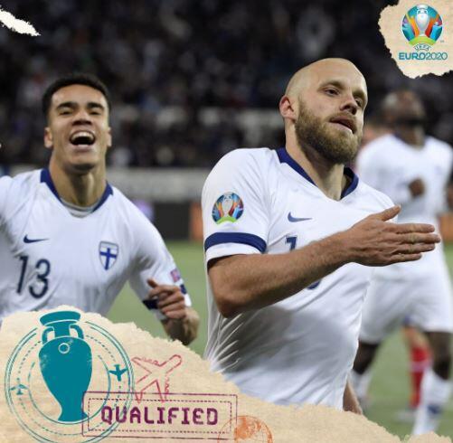 Hasil Kualifikasi Euro 2020, Dua Tim Eropa Utara Menyusul Lolos Putaran Final