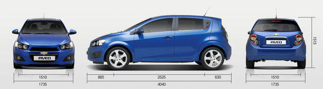 the all new chevrolet aveo/sonic
