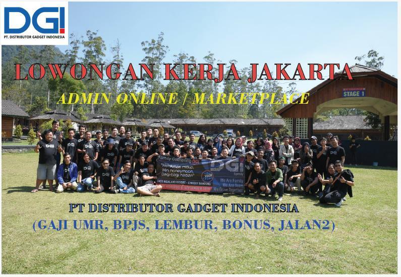 Admin Online Shop / Marketplace - Lowongan Kerja Jakarta