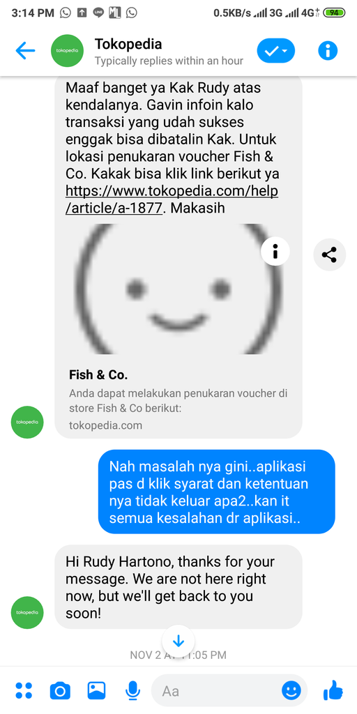 Aplikasi Android Tokopedia Yang Salah Minta Retur Dana Ga Bisa
