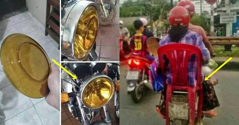 10 Modifikasi Sepeda Motor Karya Orang Terlalu Kreatif Ini Nyeleneh Banget