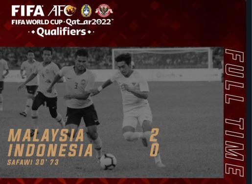 Hasil Akhir Malaysia Vs Indonesia, Garuda Kalah Lagi 5 Kali Beruntun...