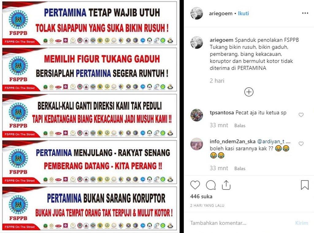 Arie Gumilar Penentang Ahok di Pertamina