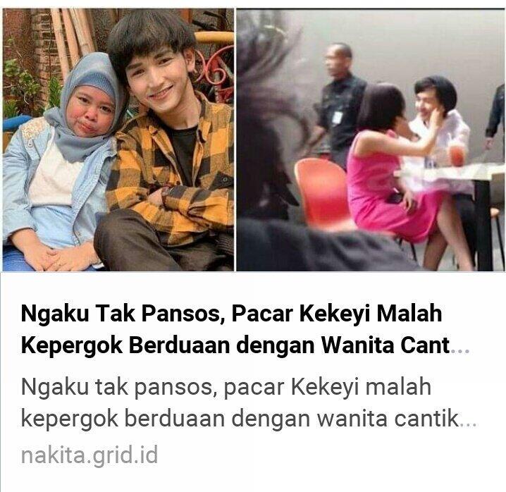 Pacar Kekeyi Kepergok Mesra Dengan Cewek Lain; Beneran Pansos?