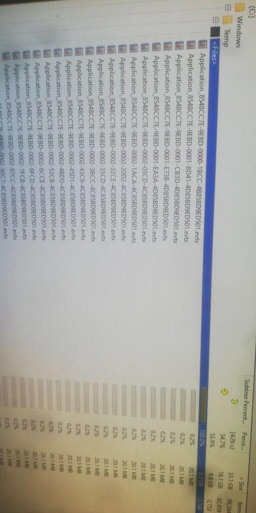 Windows 10 ori baru instal tetapi file C penuh terus ada file aneh