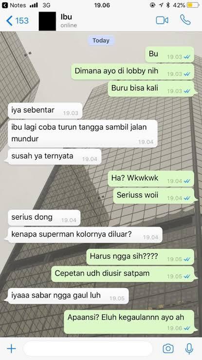 Baca Chat Ibu dan Anak Ini Dijamin Ngakak 4G LTE, Ada yang Jalan Mundur! Lah?