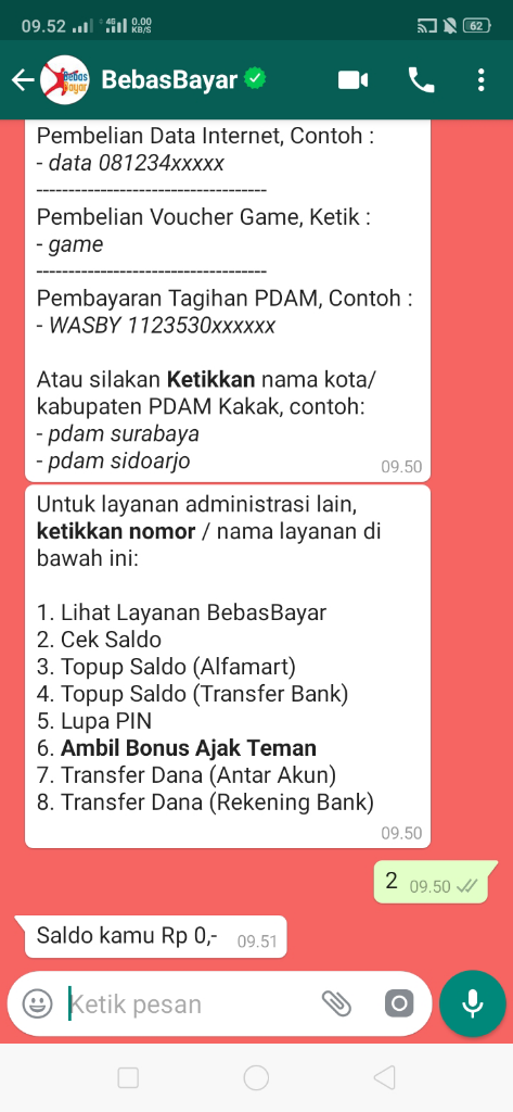 Transaksi Apapun Mudah, Anti Ribet Cuma Butuh Whatsapp!