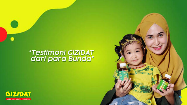 Testimoni GIZIDAT Dari Para Bunda, Madu Herbal Alami Penambah Nafsu Makan Anak