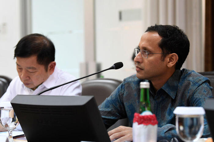 Pidato tanpa tedeng aling-aling Nadiem Makarim