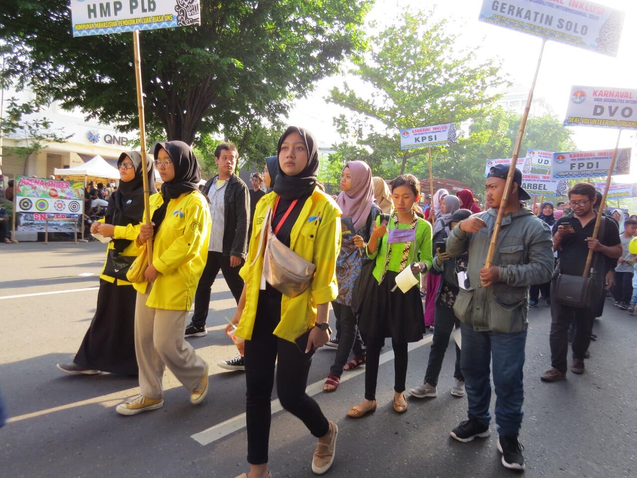 Memperingati Hari Disabilitas Internasional 2019, Karnaval Inklusi di Kota Solo