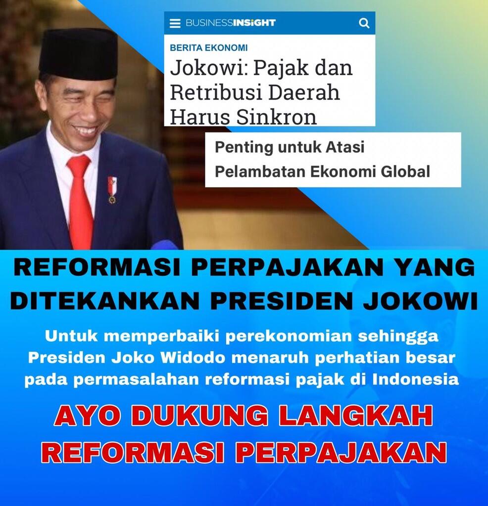 Antisipasi Pelambatan Ekonomi, Presiden Jokowi Dorong Reformasi Perpajakan