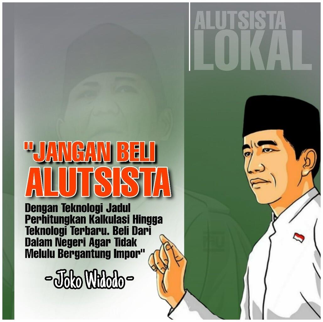Presiden Jokowi Perintahkan Menhan Prabowo Subianto Gunakan Alutsista Lokal