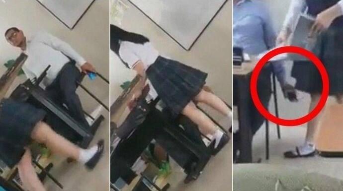 Oknum Guru Kepergok Lakukan Aksi Mesum di Kelas, Masukkan HP ke Bawah Rok Siswi
