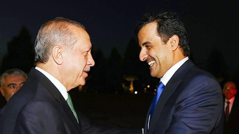 Erdogan Turki bertemu dengan emir Qatar untuk membahas masalah regional