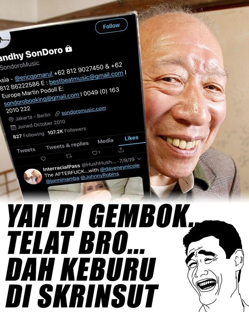 Tagar Cabul Trending,Reaksi Sandy Sondoro Tak Biasa dan Islami Soal Like Konten Porno