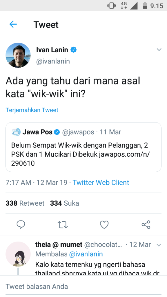 Asal Mula Kata &quot;Wik-Wik&quot; Tercetus, Sampai Hits dan Terkenal! Emang Iya?