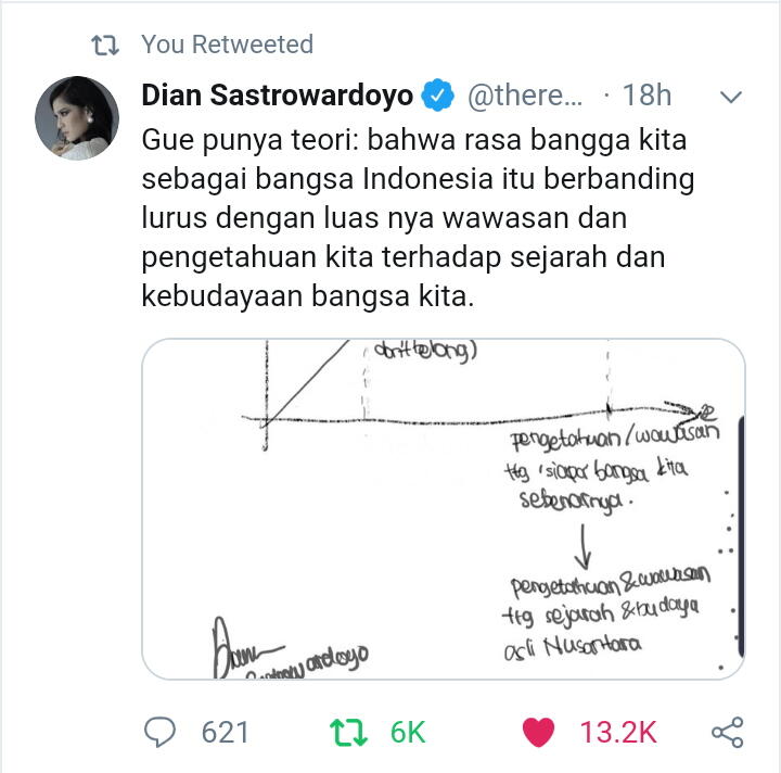 Dian Sastro Komentari Video Agnez Mo Bukan Orang Indonesia Pakai Kurva, Buat Apa?