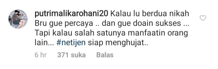 5 Potret Komentar Netijen Atas Hubungan Kekey (Youtuber) Dengan Rio Ramadhan.