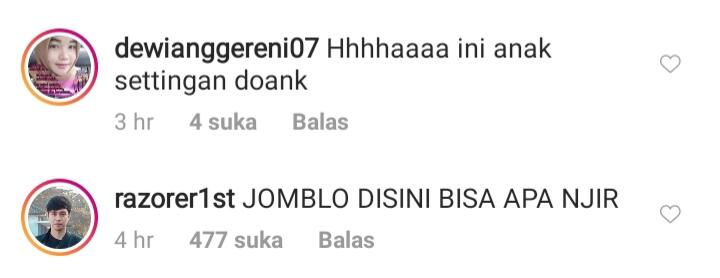 5 Potret Komentar Netijen Atas Hubungan Kekey (Youtuber) Dengan Rio Ramadhan.