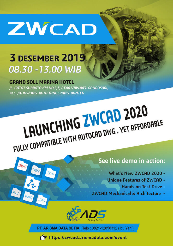 Seminar: ZWCAD Mechanical &amp; Architecture - Alternatif AutoCAD