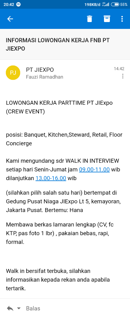 Ask Lowongan Kerja Jiexpo