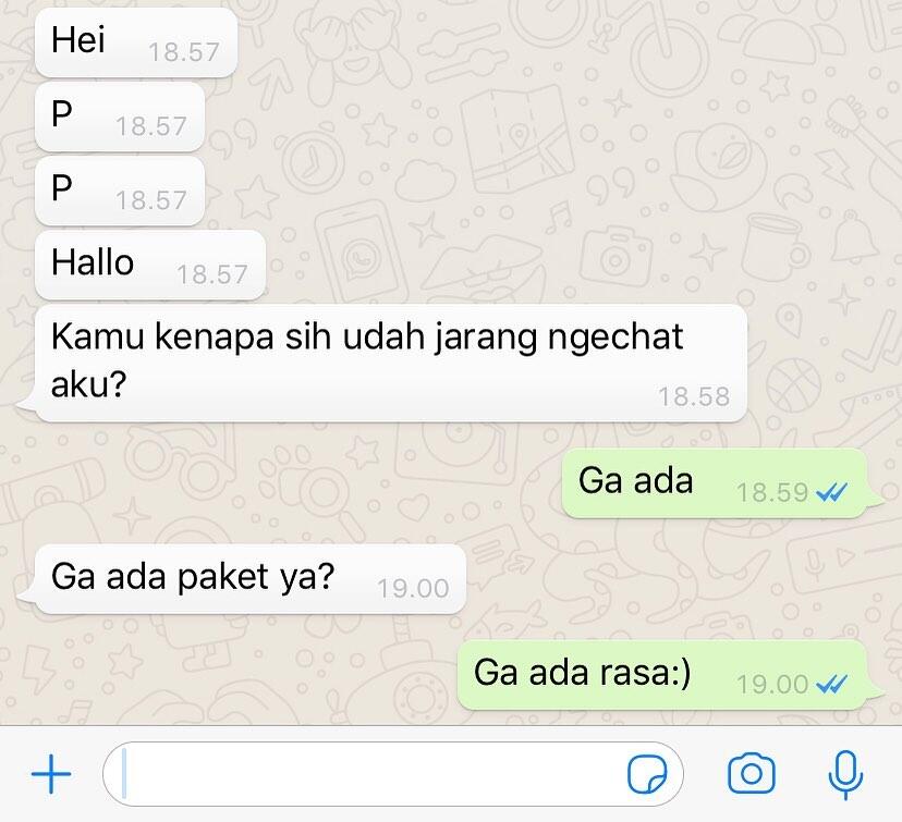 Chat Lucu Saat Ditolak, Bikin Ngakak Kejang-Kejang atau Prihatin Nih?