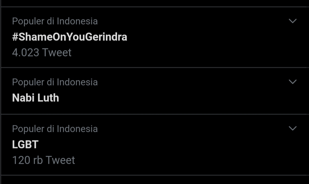 Disebut Dukung LGBT, Warganet Serbu Partai Gerindra, #ShameOnYouGerindra Trending