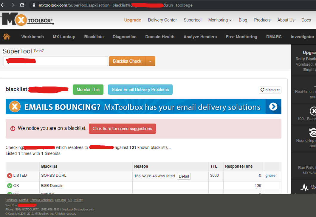 &#91;DISKUSI&#93; Domain terkena Blacklist dari SORBS DUHL