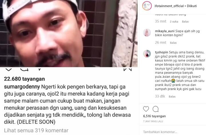 Kritikan Untuk Prank ol dan Penikmat Konten Sampah