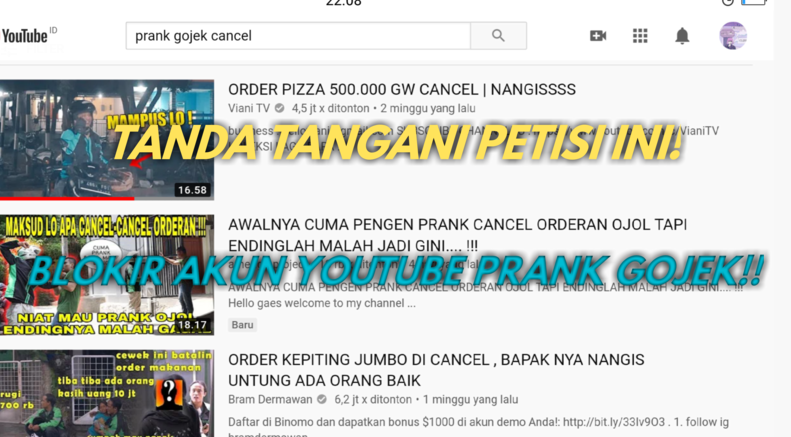 Kritikan Untuk Prank ol dan Penikmat Konten Sampah