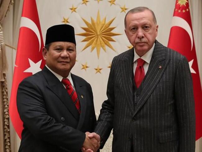 Prabowo Diterima Presiden Erdogan di Turki