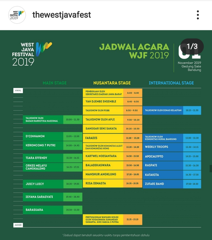 (&#91;B&#93;&#91;COC&#93; West Java Festival 2019 - Acaranya warga Jawa Barat &#91;/B&#93;