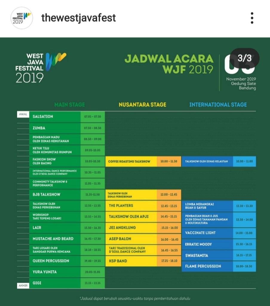 (&#91;B&#93;&#91;COC&#93; West Java Festival 2019 - Acaranya warga Jawa Barat &#91;/B&#93;