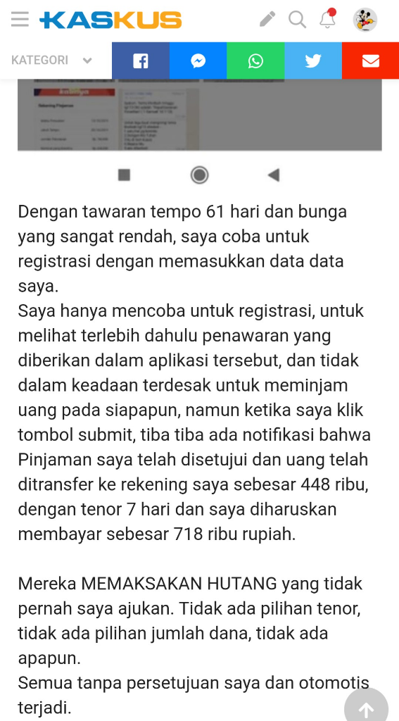 Hati - Hati, Aplikasi Pinjaman Online Lakukan &quot;Pemerasan&quot;