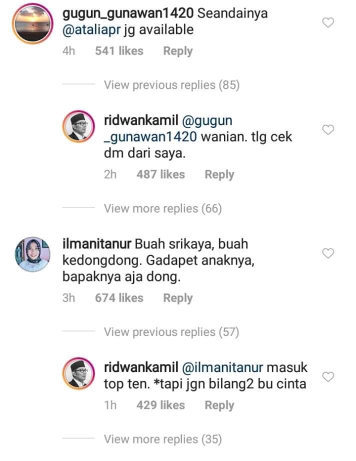 Ngakak Postingan Ridwan Kamil Sayembara Pantun Rayuan, Bucin dan Jomlo Merapat!