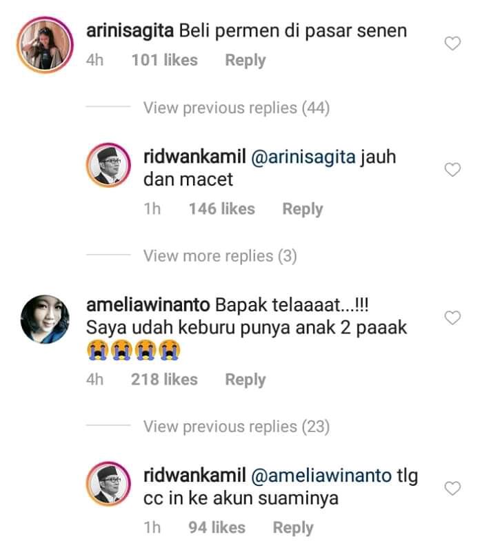 Ngakak Postingan Ridwan Kamil Sayembara Pantun Rayuan, Bucin dan Jomlo Merapat!