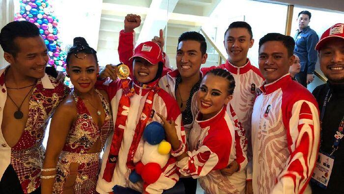 Indonesia Berhasil Tambah Emas SEA Games 2019 Lewat Dancesport