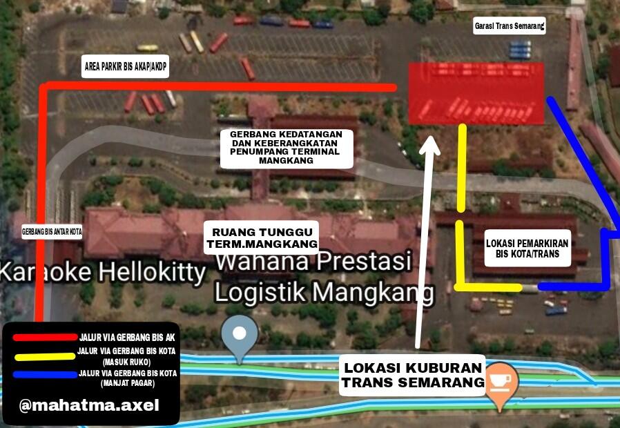 "Kuburan" Bis Trans Semarang Yang Bisa Dijadikan Objek Wisata Dadakan