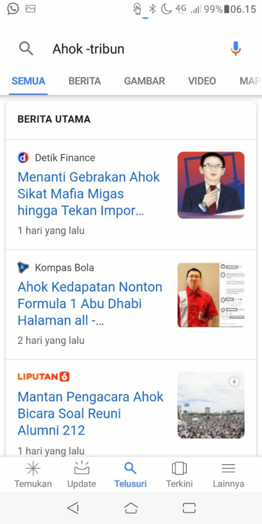 Ingin Menghindari Artikel Trib*n di Halaman Pertama Google? Sini!