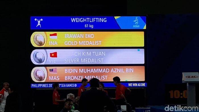 Eko Yuli Irawan Berhasil Mendapatkan Emas Untuk Indonesia Di SEA Games 2019