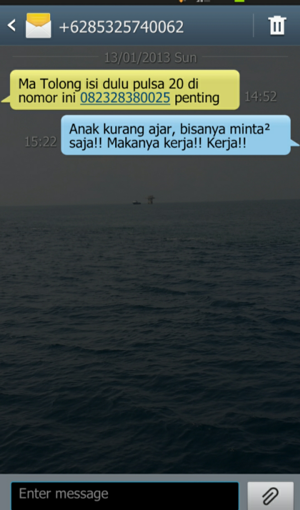 Balasan SMS, Mama Minta Pulsa Berikut Ini, Sukses Bikin Ngakak Guling-guling, Rasain!