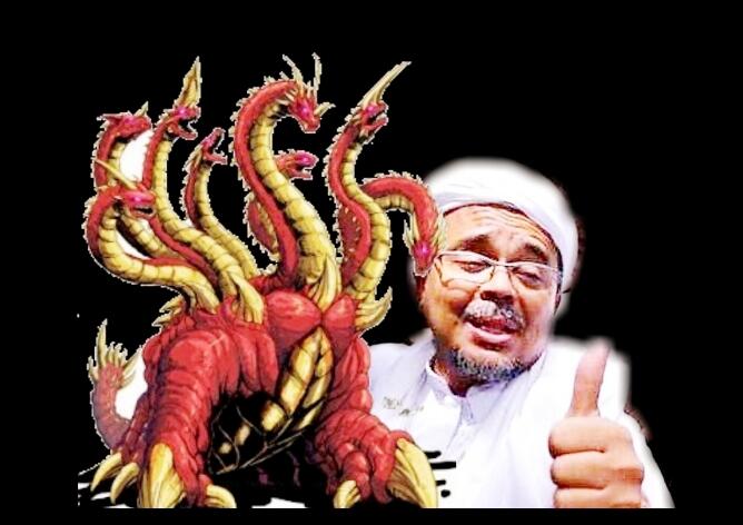 Reuni 212, Rizieq Shihab &quot;Ahok Dijaga Presiden, KaPolri &amp; 9 Naga&quot;