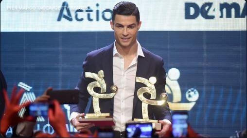 Bukan Cuma Messi, Ronaldo Juga Meraih Gelar Pemain Terbaik.....di Liga Italia