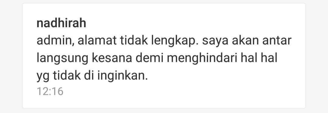 Komplain bukalapak tidak adil ke seller berpihak ke buyer, nomor order 192564196970