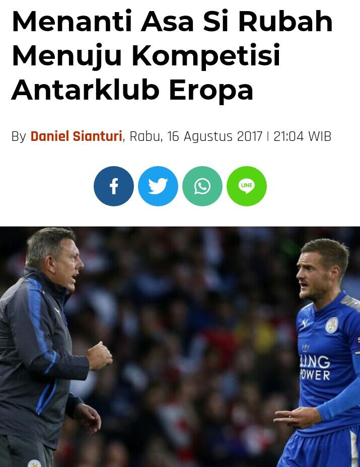 Idola Musim Ini Bernama Leicester City !!!